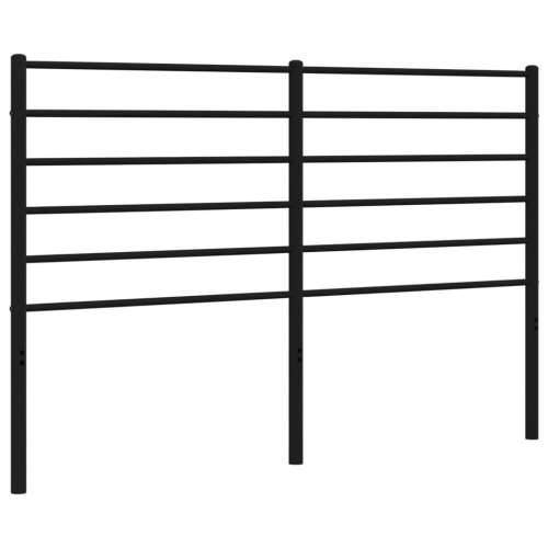 Metalno uzglavlje crno 120 cm - Crna 120 cm 1 Cijena