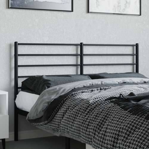 Metalno uzglavlje crno 120 cm - Crna 120 cm 1 Cijena