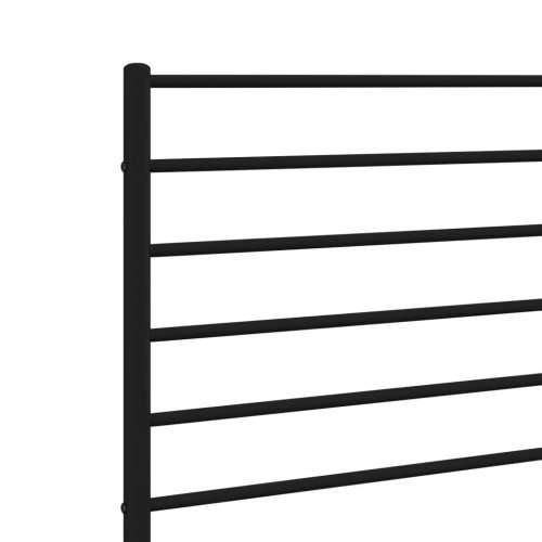 Metalno uzglavlje crno 120 cm - Crna 120 cm 1 Cijena