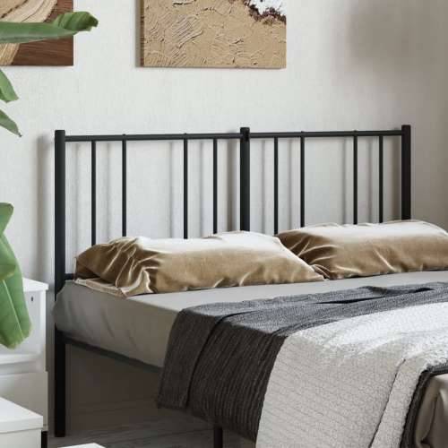 Metalno uzglavlje crno 120 cm - Crna 120 cm 1 Cijena