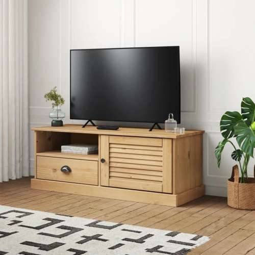 TV ormarić VIGO 106 x 40 x 40 cm od masivne borovine - Smeđa 1 Cijena