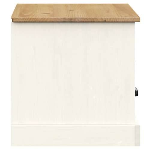 TV ormarić VIGO bijeli 106 x 40 x 40 cm od masivne borovine - Bijela 1 Cijena