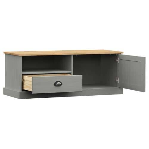 TV ormarić VIGO sivi 106 x 40 x 40 cm od masivne borovine - Siva 1 Cijena