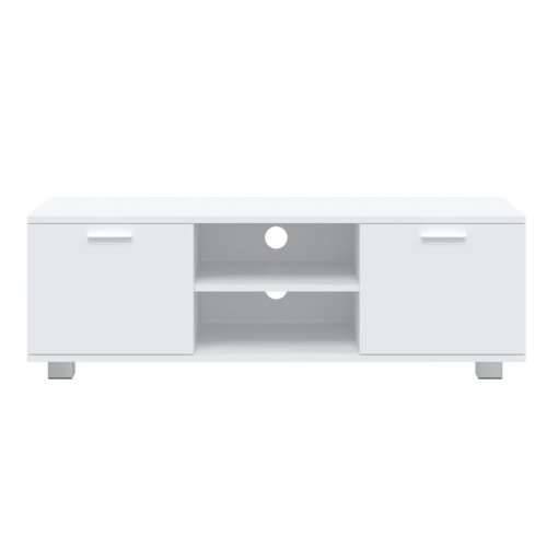 TV ormarić bijeli 120 x 40,5 x 35 cm od konstruiranog drva - Bijela 1 120 cm Cijena