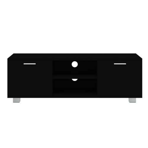 TV ormarić crni 120 x 40,5 x 35 cm od konstruiranog drva - Crna 1 120 cm Cijena