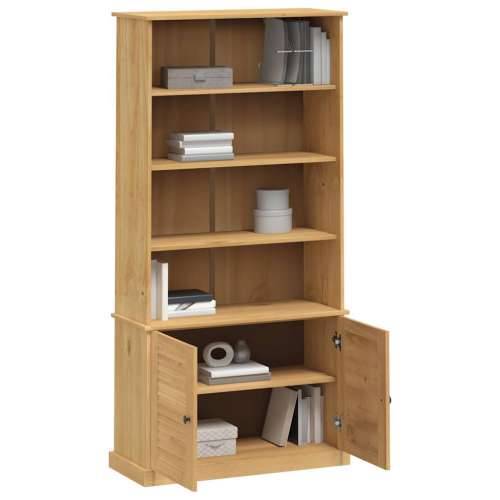 Regal za knjige VIGO 85 x 35 x 170 cm od masivne borovine - Smeđa 1 Cijena