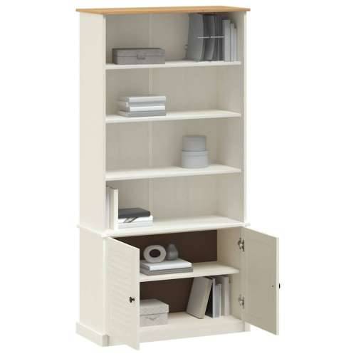 Regal za knjige VIGO bijeli 85x35x170 cm od masivne borovine - Bijela 1 Cijena