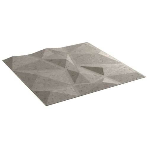 Zidni paneli 24 kom boja betona 50 x 50 cm XPS 6 m² dijamanti - Beton siva 24 Cijena