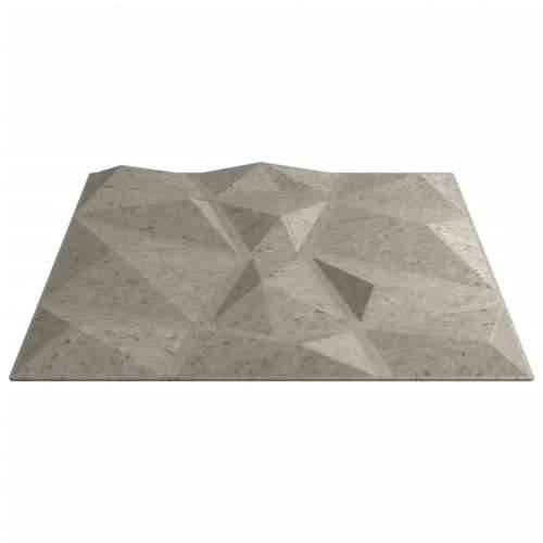 Zidni paneli 24 kom boja betona 50 x 50 cm XPS 6 m² dijamanti - Beton siva 24 Cijena