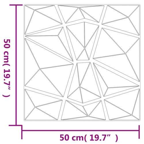 Zidni paneli 24 kom boja betona 50 x 50 cm XPS 6 m² dijamanti - Beton siva 24 Cijena
