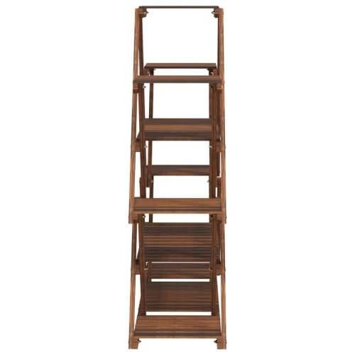 Stalak za cvijeće 110 x 25 x 105 cm od masivne jelovine - Smeđa 110 x 25 x 105 cm 1 Cijena