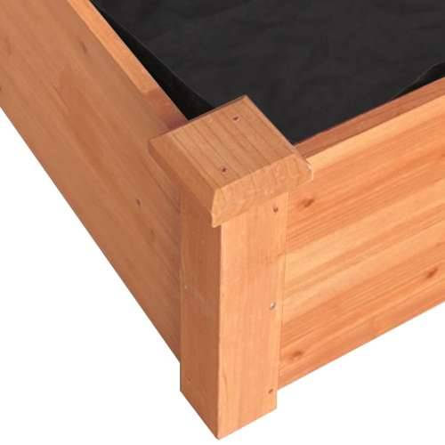 Povišena gredica - Vrtna gredica s oblogom smeđa 120x45x25 cm od jelovine - Smeđa 120 x 45 x 25 cm 1 Cijena