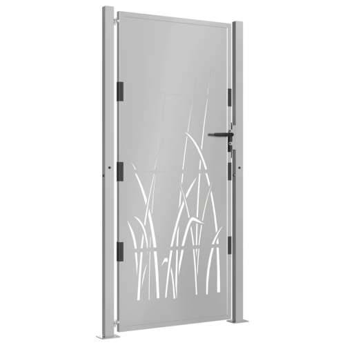 Dvorišna vrata - Vrtna vrata 105 x 205 cm od čelika COR-TEN s uzorkom trave - 105 x 205 cm Cijena