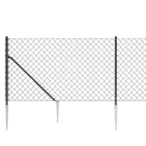 Žičana ograda sa šiljastim držačima antracit 1 x 10 m Cijena