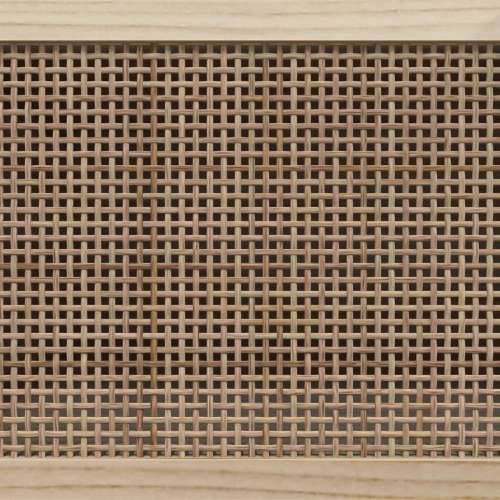 TV ormarić smeđi 80 x 30 x 40 cm od borovine i prirodnog ratana - Smeđa 1 Cijena