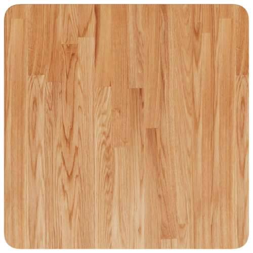 Četvrtasta stolna ploča svjetlosmeđa 50x50x2,5 cm od hrastovine - Svjetlosmeđa 50 x 50 x 2.5 cm 1 Cijena