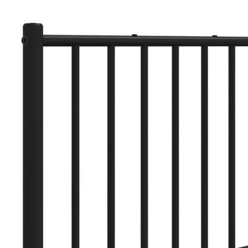 Metalno uzglavlje crno 120 cm - Crna 120 cm 1 Cijena