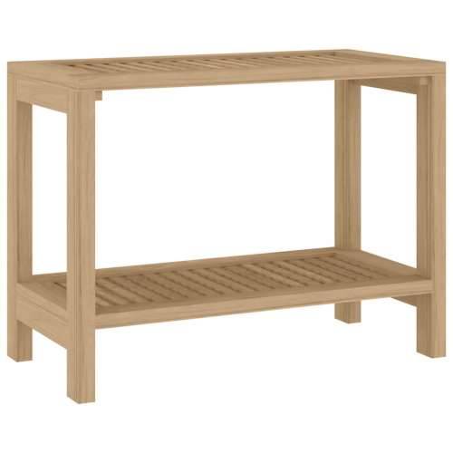 Kupaonski bočni stolić 60 x 30 x 45 cm od masivne tikovine Cijena