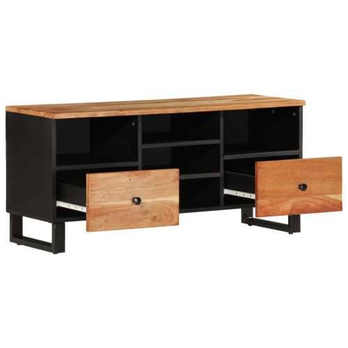 TV ormarić 100 x 33 x 46 cm drvo bagrema i konstruirano drvo - Svjetlosmeđa 1 Cijena