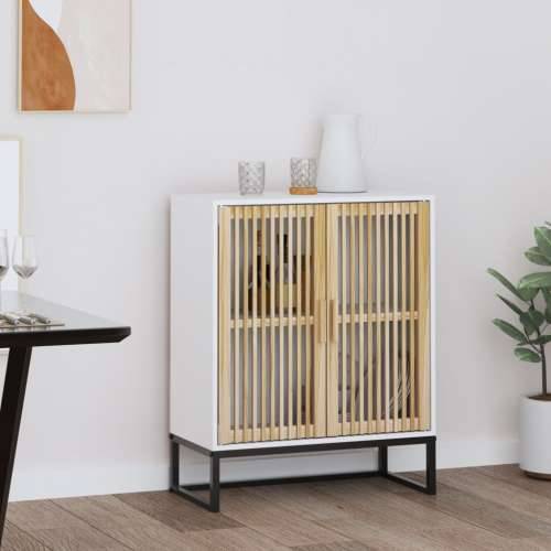 Komoda bijela 60 x 30 x 75 cm od konstruiranog drva - Bijela 1 Cijena