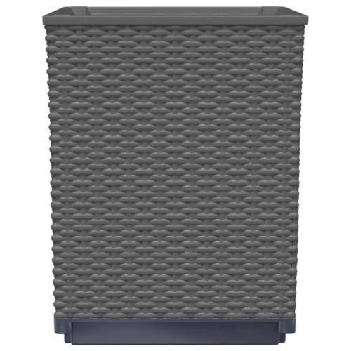 Sadilice 4 kom crne 30 x 30 x 37 cm od polipropilena - Crna 4 Cijena