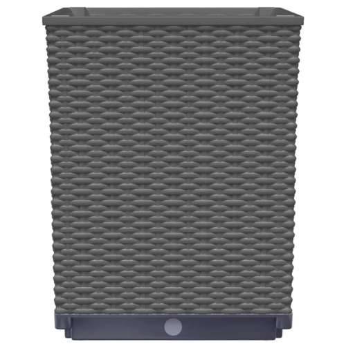 Sadilice 4 kom crne 30 x 30 x 37 cm od polipropilena - Crna 4 Cijena