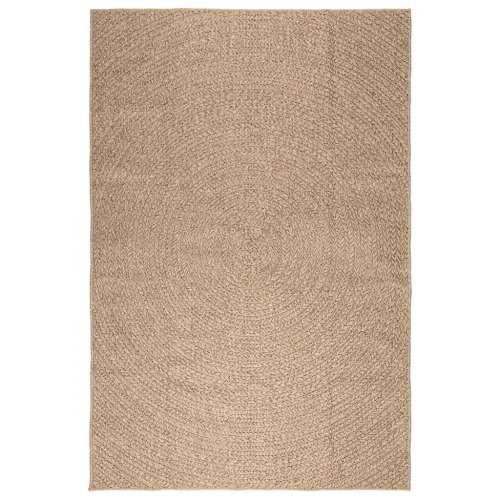 Tepih ZIZUR 160 x 230 cm s izgledom jute unutarnji i vanjski - Smeđa 160 x 230 cm Okruglo Cijena