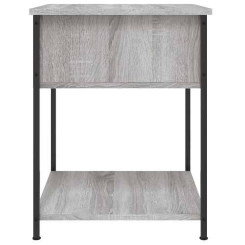 Noćni ormarić boja hrasta sonome 44x45x58 cm konstruirano drvo - Sivi hrast sonoma 1 Cijena