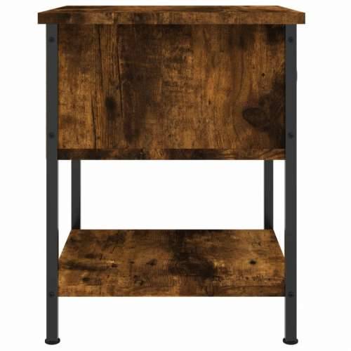 Noćni ormarić boja hrasta 34x35,5x45 cm od konstruiranog drva - Dimljeni hrast 1 Cijena