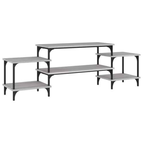 TV ormarić boja hrasta sonome 157x35x52 cm konstruirano drvo - Sivi hrast sonoma 1 157 cm Cijena