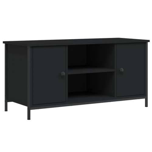TV ormarić crni 100x40x50 cm od konstruiranog drva - Crna 1 Cijena