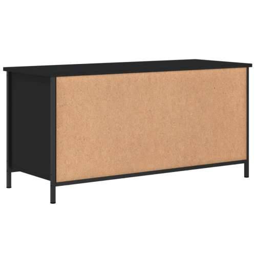 TV ormarić crni 100x40x50 cm od konstruiranog drva - Crna 1 Cijena