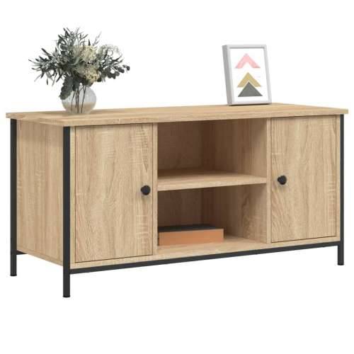 TV ormarić boja hrasta 100 x 40 x 50 cm od konstruiranog drva - sonoma hrast 1 Cijena