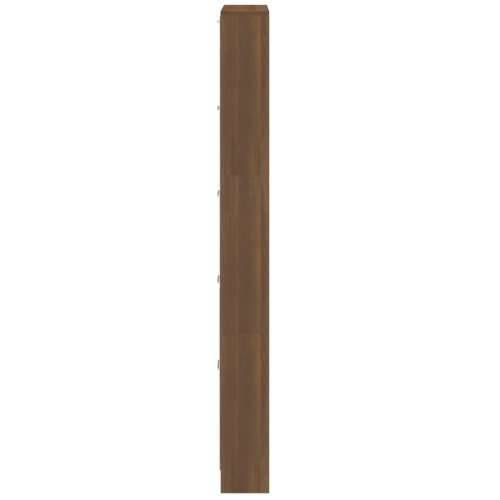 Ormarić za cipele boja hrasta 59x17x169 cm konstruirano drvo - Smeđi hrast 1 169 cm Cijena