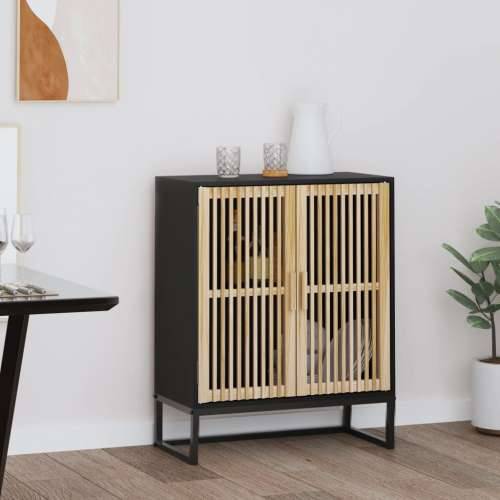 Komoda crna 60 x 30 x 75 cm od konstruiranog drva - Crna 1 Cijena