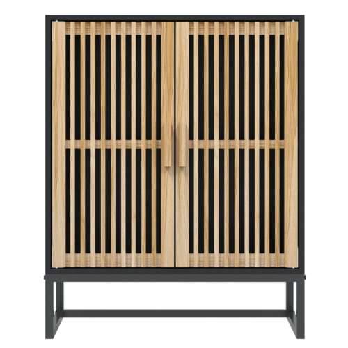 Komoda crna 60 x 30 x 75 cm od konstruiranog drva - Crna 1 Cijena