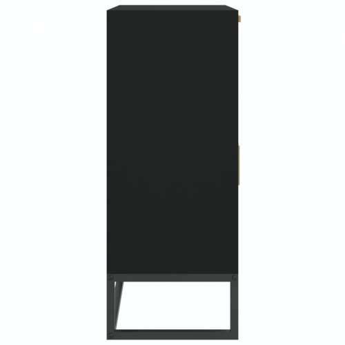 Komoda crna 60 x 30 x 75 cm od konstruiranog drva - Crna 1 Cijena