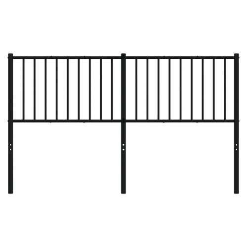 Metalno uzglavlje crno 160 cm - Crna 160 cm 1 Cijena