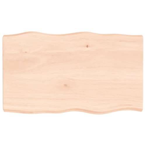 Stolna ploča 100x60x(2-6) cm od hrastovine sa živim rubom - Prirodna 100 x 60 x 6 cm 1 Cijena