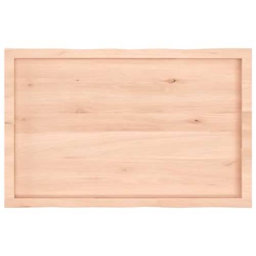 Stolna ploča 100x60x(2-6) cm od hrastovine sa živim rubom - Prirodna 100 x 60 x 6 cm 1 Cijena
