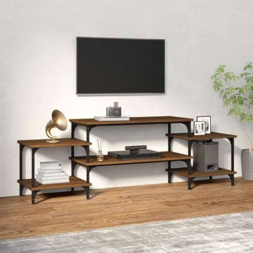 TV ormarić boja smeđeg hrasta 157x35x52 cm konstruirano drvo - Smeđi hrast 1 157 cm Cijena