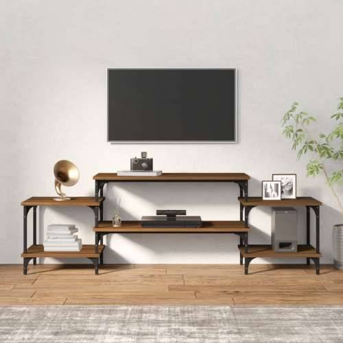 TV ormarić boja smeđeg hrasta 157x35x52 cm konstruirano drvo - Smeđi hrast 1 157 cm Cijena