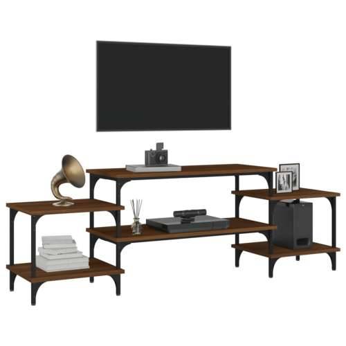 TV ormarić boja smeđeg hrasta 157x35x52 cm konstruirano drvo - Smeđi hrast 1 157 cm Cijena