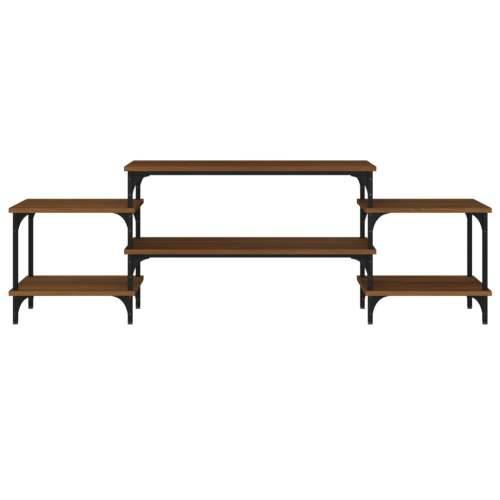 TV ormarić boja smeđeg hrasta 157x35x52 cm konstruirano drvo - Smeđi hrast 1 157 cm Cijena