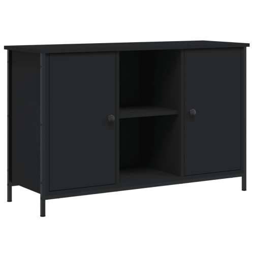 TV ormarić crni 100 x 35 x 65 cm od konstruiranog drva - Crna 1 Cijena