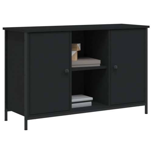 TV ormarić crni 100 x 35 x 65 cm od konstruiranog drva - Crna 1 Cijena