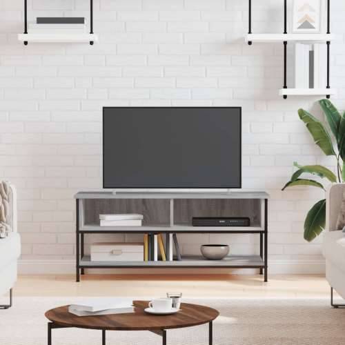 TV ormarić siva boja hrasta 100 x 35 x 45 cm konstruirano drvo - Sivi hrast sonoma 1 Cijena