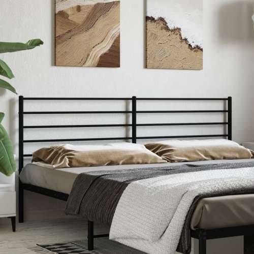 Metalno uzglavlje crno 180 cm - Crna 180 cm 1 Cijena