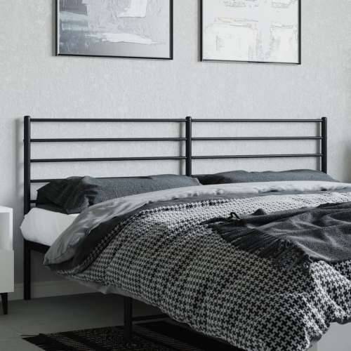 Metalno uzglavlje crno 180 cm - Crna 180 cm 1 Cijena