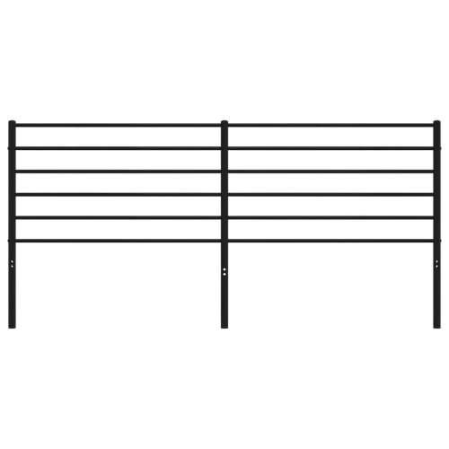 Metalno uzglavlje crno 180 cm - Crna 180 cm 1 Cijena